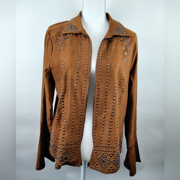 Rocking G Conac Studded Blouse , Size M - Picture 1 of 7
